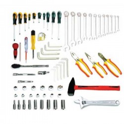 Krisbow KW0101808 Basic Mechanical Toolset Mm (67pcs)