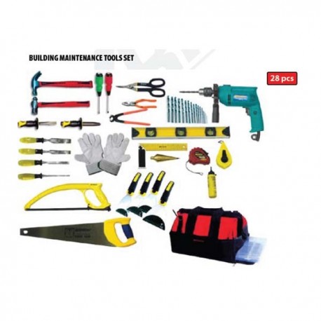 Krisbow KW0103081 Building Maintenance Toolkit (28pcs)