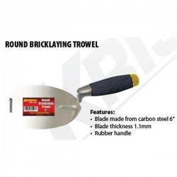 Krisbow KW0103492 Round Bricklaying Trowel 6in