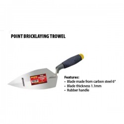 Krisbow KW0103493 Point Bricklaying Trowel 6in