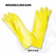 Krisbow KW1000250 Chemical Glove M Yellow Latex