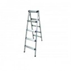 Krisbow KW0101840 Step Ladder W/O Hdl 6 Step Aluminum