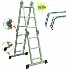 Krisbow KW0103865 Multipurpose Ladder 3.29m Aluminum