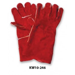 Krisbow KW1000246 Welding Glove 14in Red Leather