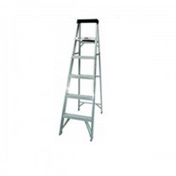Krisbow KW0103703 Step Ladder Heavy Duty 6 Step Aluminium