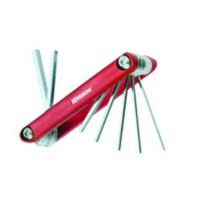 Krisbow KW0103791 Alumunium Folding Hex Key 1.5-6mm (7pcs)