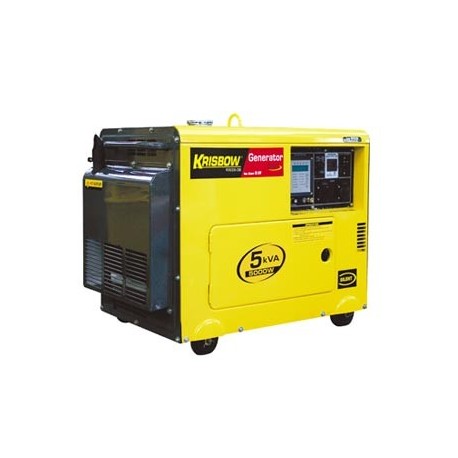 Krisbow  KW2600008 [KW26-08] Diesel Generator 5kVA/5000W-1PH