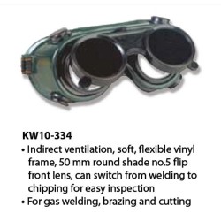 Krisbow KW1000334 Welding Goggle Round Flip Up