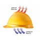 MSA 100340279 Advance Cap Vented Helmet Yellow