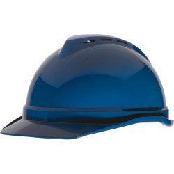 MSA 100340278 Advance Cap Vented Helmet Blue