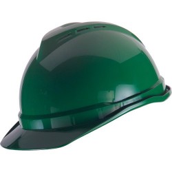 MSA 10034032 Advance Cap Vented Helmet Green