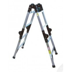 Krisbow KW0100606 Ladder Adjustable 5.0m Aluminium