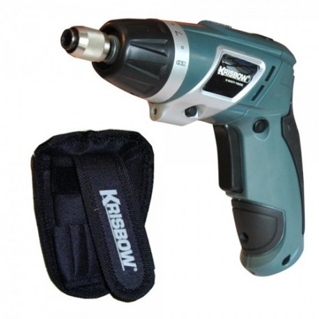 Krisbow KW0701602 Cordless Screwdriver 3.6V W/Pouch (Obeng Elektrik)