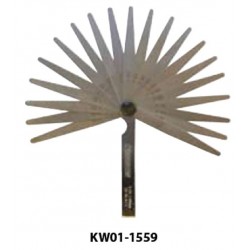 Krisbow KW0101559 Thickness Gauge 17blade 0.02-1.0mm