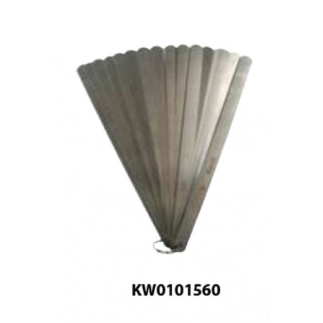 Krisbow KW0101560 Thickness Gauge 20blade 0.05-1mm