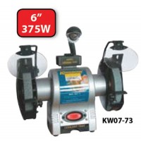 Krisbow KW0700073 Bench Grinder Ind 6in 1/2hp 220v