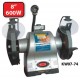 Krisbow KW0700074 Bench Grinder Ind 8in 1/2hp 220v