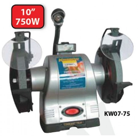 Krisbow KW0700075 Bench Grinder Ind 10in 1hp 220v