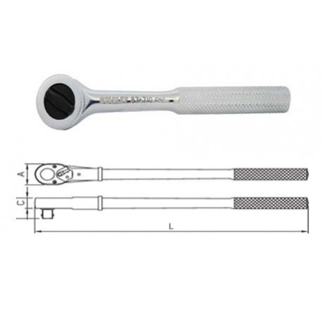 Stanley 87-720 1/2 Inch Ratchet Kepala Putar