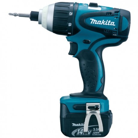 Makita BTP130RFE Mesin Bor Charger 14.4V Li-ion LXT 4-Function 