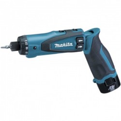 Makita DF010DSE Mesin Obeng Bor Baterai Charger 7.2-Volt Li-ion Impact Wrench 