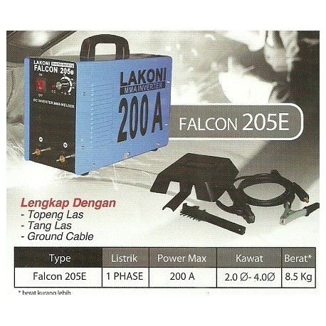 Lakoni FALCON-205E Mesin Las 200A 