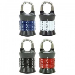 Master Lock 1-1/2in (38mm) Wide Set Your Own Combination Padlock  Assorted Colors