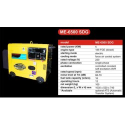 Multi Equipment ME 6500 SDG Genset 5000 Watt / 5 KW