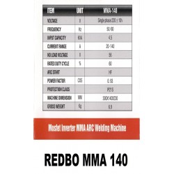 Redbo MMA 140 Mesin Las 140A
