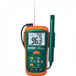 Extech RH101 Hygrothermometer and Infrared Thermometer