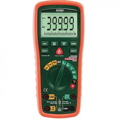 Extech EX570 True RMS Industrial Multimeter with IR Thermometer