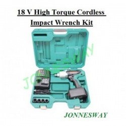 Jonnesway JEI-0004S 18 V High Torque Cordless Impact Wrench Kit