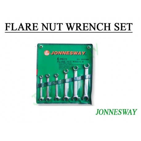 Jonnesway W24106SL 6 Pcs Flare Nut Wrench Set (mm)