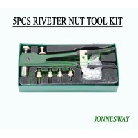 Jonnesway V11011SC 5 Pcs Riveter Nut Tool Kit