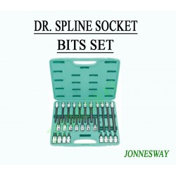 Jonnesway S64H4126S 26 Pcs 1/2" Dr. Spline Socket Bits Set