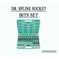 Jonnesway S64H4126S 26 Pcs 1/2" Dr. Spline Socket Bits Set