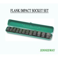 Jonnesway S03A3112S Dr. 6PY Flank Impact Socket Set