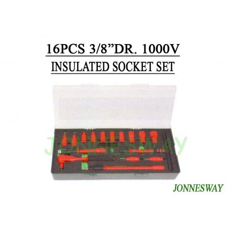 Jonnesway S03V3116SC 16 Pcs 3/8