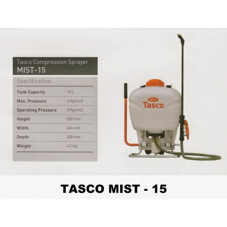 Tasco Mist 15 Ltr Hand Sprayer 