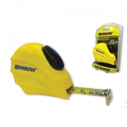 Krisbow KW0103463 Self Lock Measuring Tape 3.5m Yellow