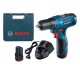 Bosch GSB 1080-2-Li - 2 Baterai Mesin Bor Obeng Tembok Baterai