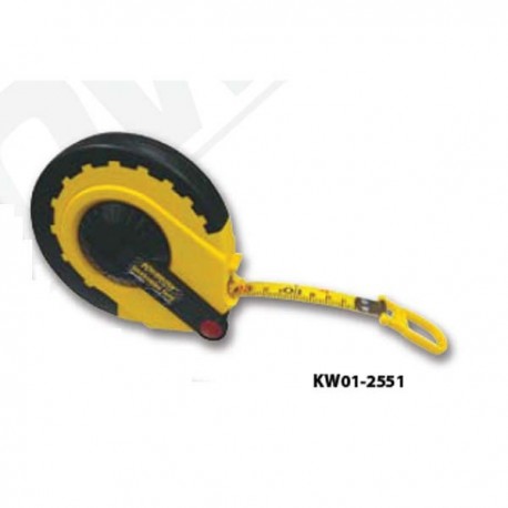 Krisbow KW0102551 Fiberglass Measuring Tape 20m