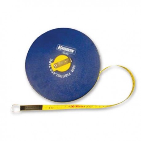 Krisbow KW0100654 Fiberglass Measuring Tape 20m