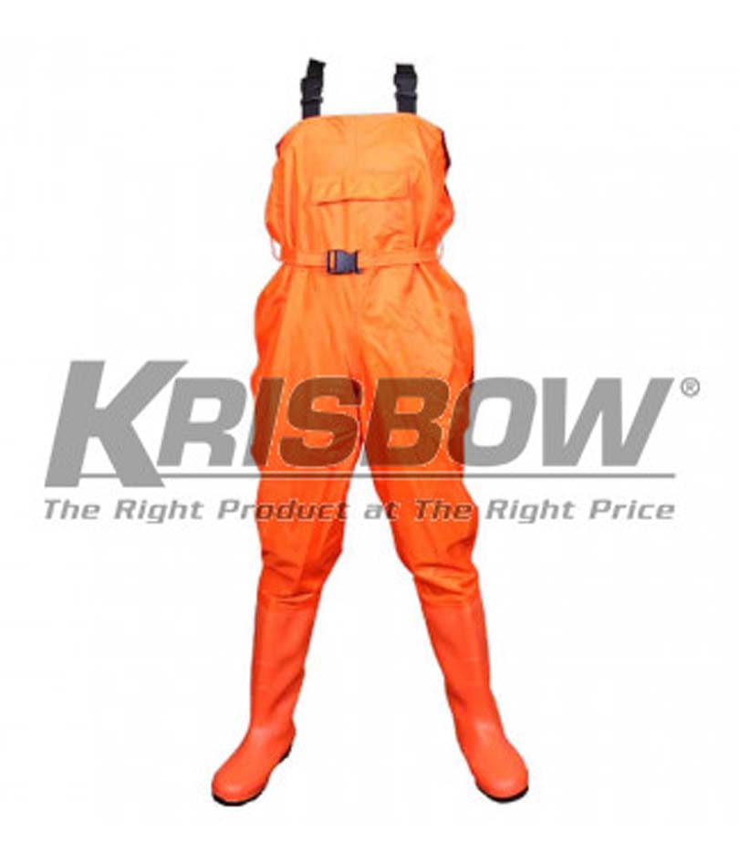 Harga Jual Krisbow 10120104 Chest Waders Orange L (41-42)