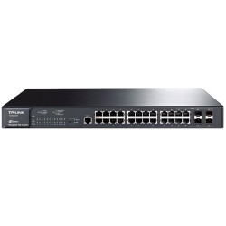 TP-Link TL-SG3424P JetStream 24-Port Gigabit L2 Managed PoE Switch with 4 Combo SFP Slots