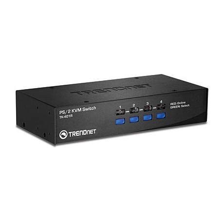 TRENDnet TK-401R 4-Port Rack Mount KVM Switch