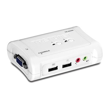 TRENDnet TK-209K 2-Port USB KVM Switch Kit with Audio