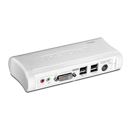 TRENDnet TK-204UK 2-Port DVI USB KVM Switch Kit with Audio