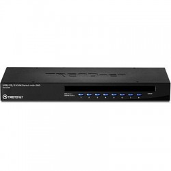 TRENDnet TK-804R 8-Port Stackable Rack Mount KVM Switch with OSD