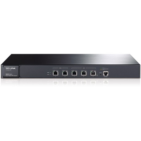 TP Link Gigabit Dual-WAN VPN Router 2 Gigabit WAN ports 2 Gigabit LAN ports 1 Gigabit LAN DMZ port and a console port ER6120